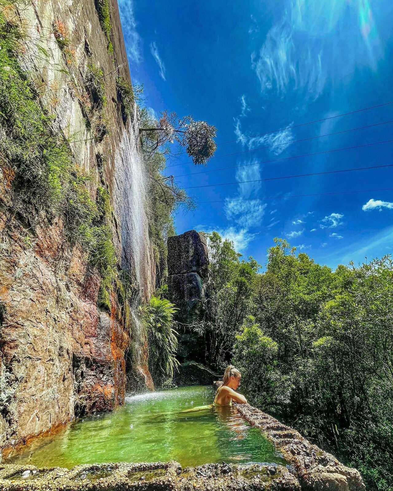 Woy Woy waterfall and infinity pool