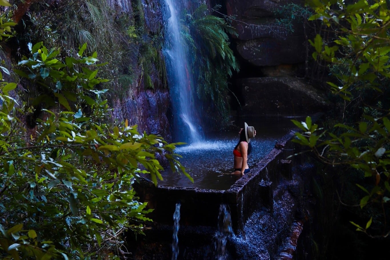 Woy Woy waterfall and infinity pool