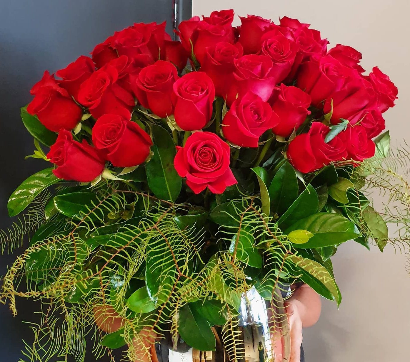 Christmas Flowers for Delivery with Red Cardinal Accent – Petal Street  Flower Company