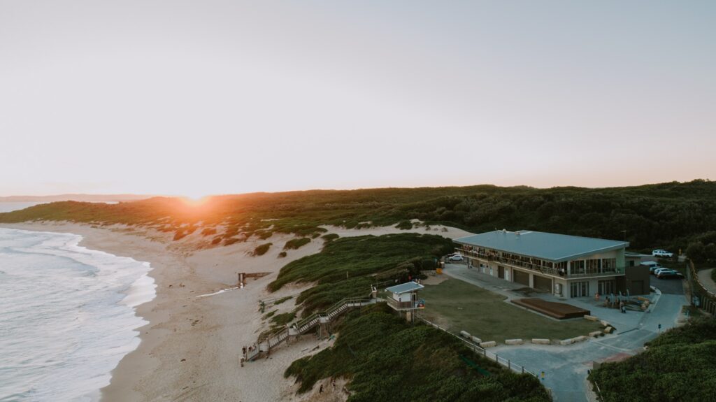 Ocean view venue at Dunes by Dish Soldiers Beach Central Coast NSW