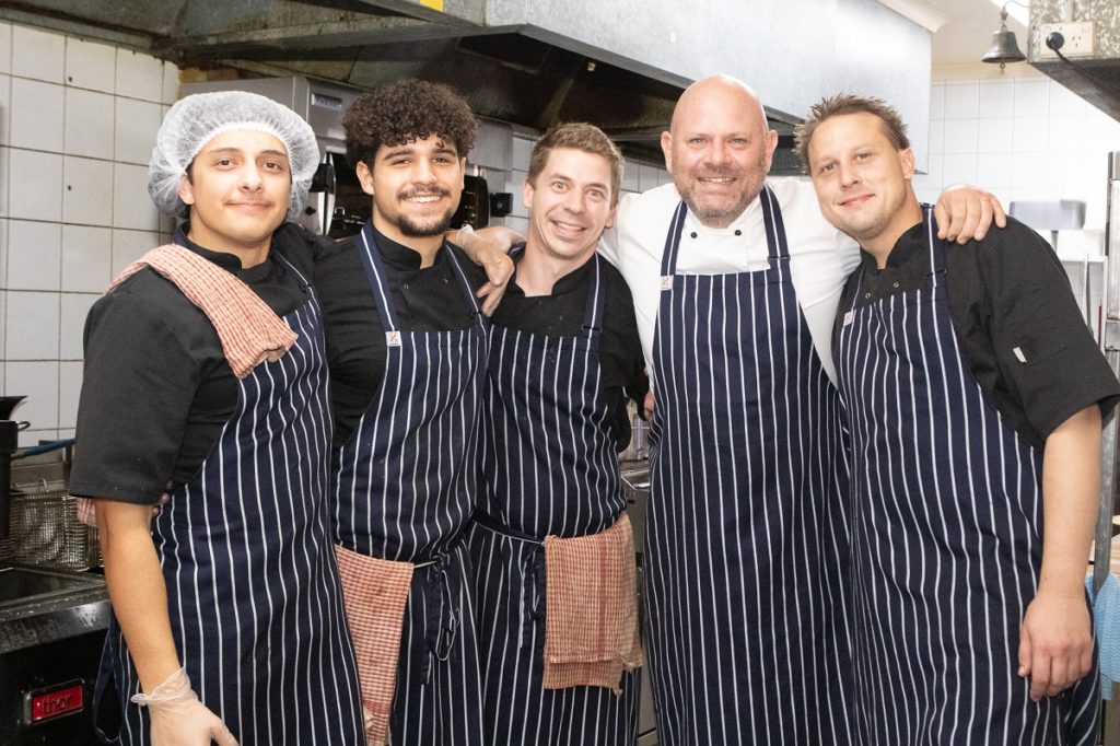 Chef team at Pearly's Pearl Beach