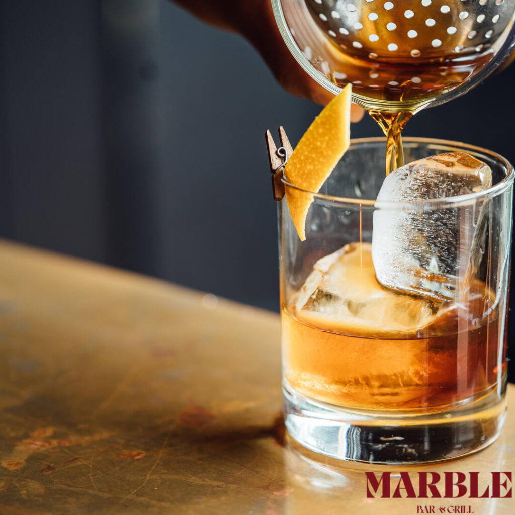 marble bar drink menu