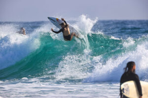 surfing on the central coast
