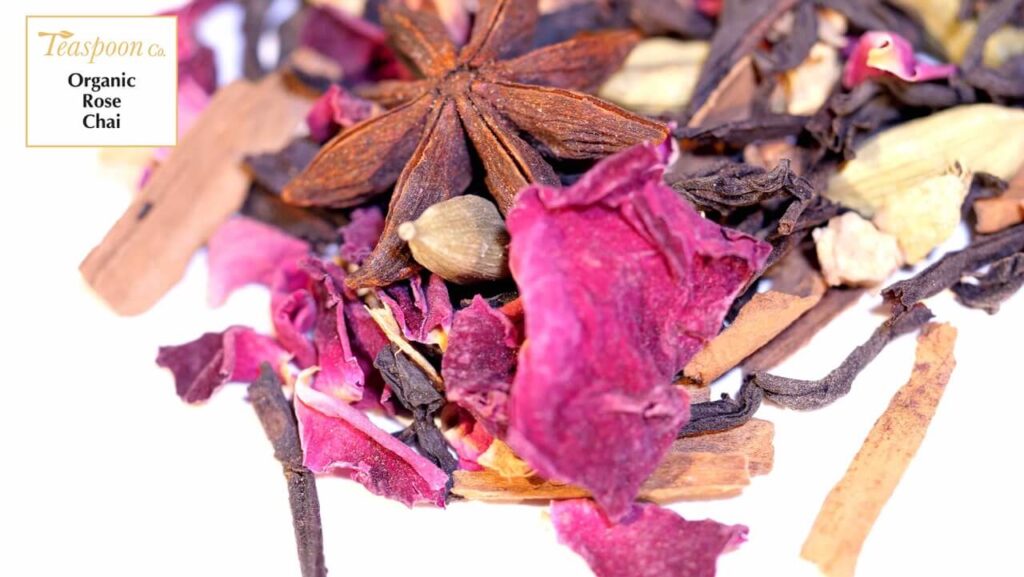 teaspoon co teas rose chai