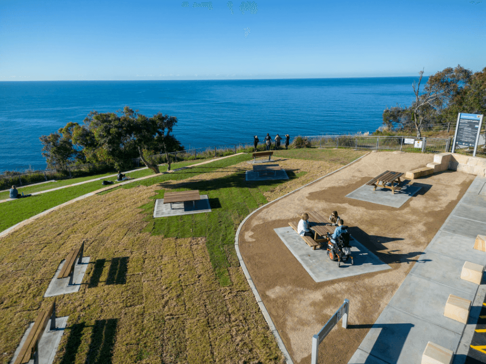 Revamped Crackneck whale watching lookout on the Central Coast
