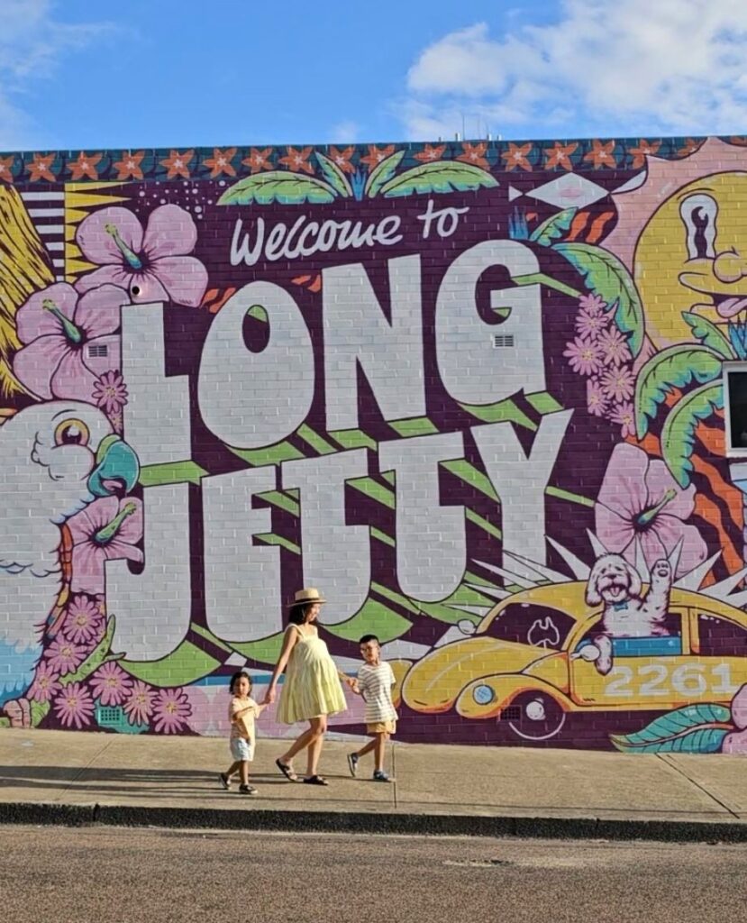 Long Jetty mural biffy brentano