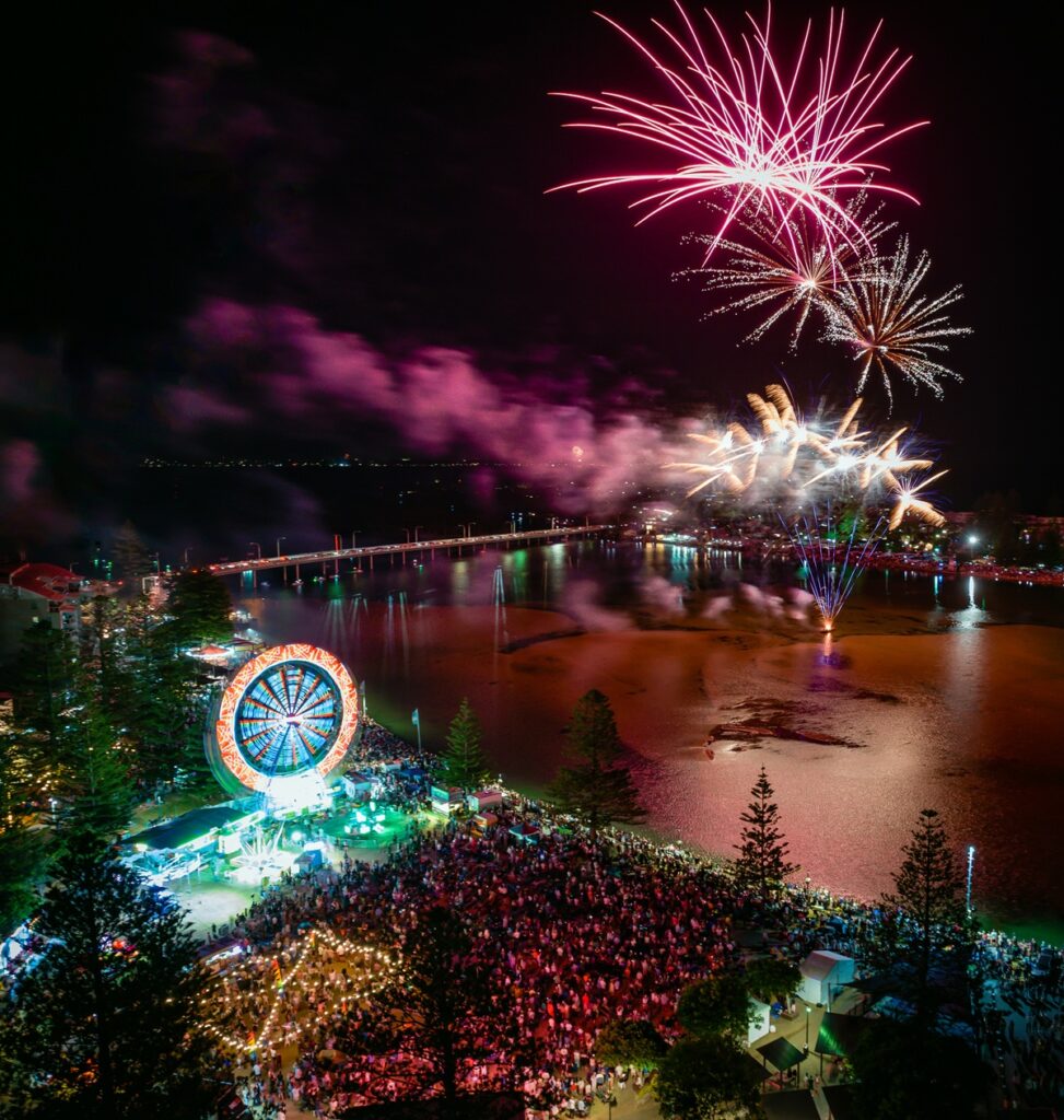 Central Coast Fireworks on NYE 