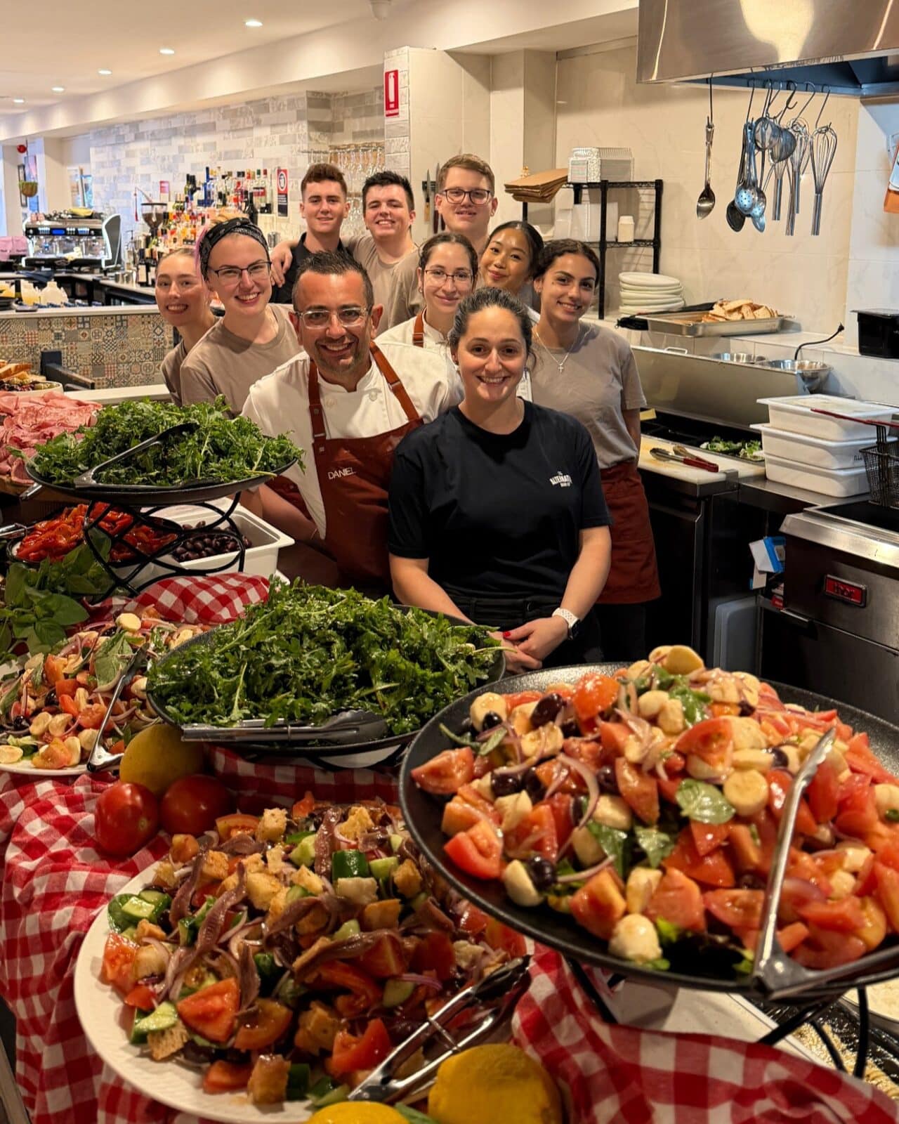 Italian Night with At Bakers St team in Gosford