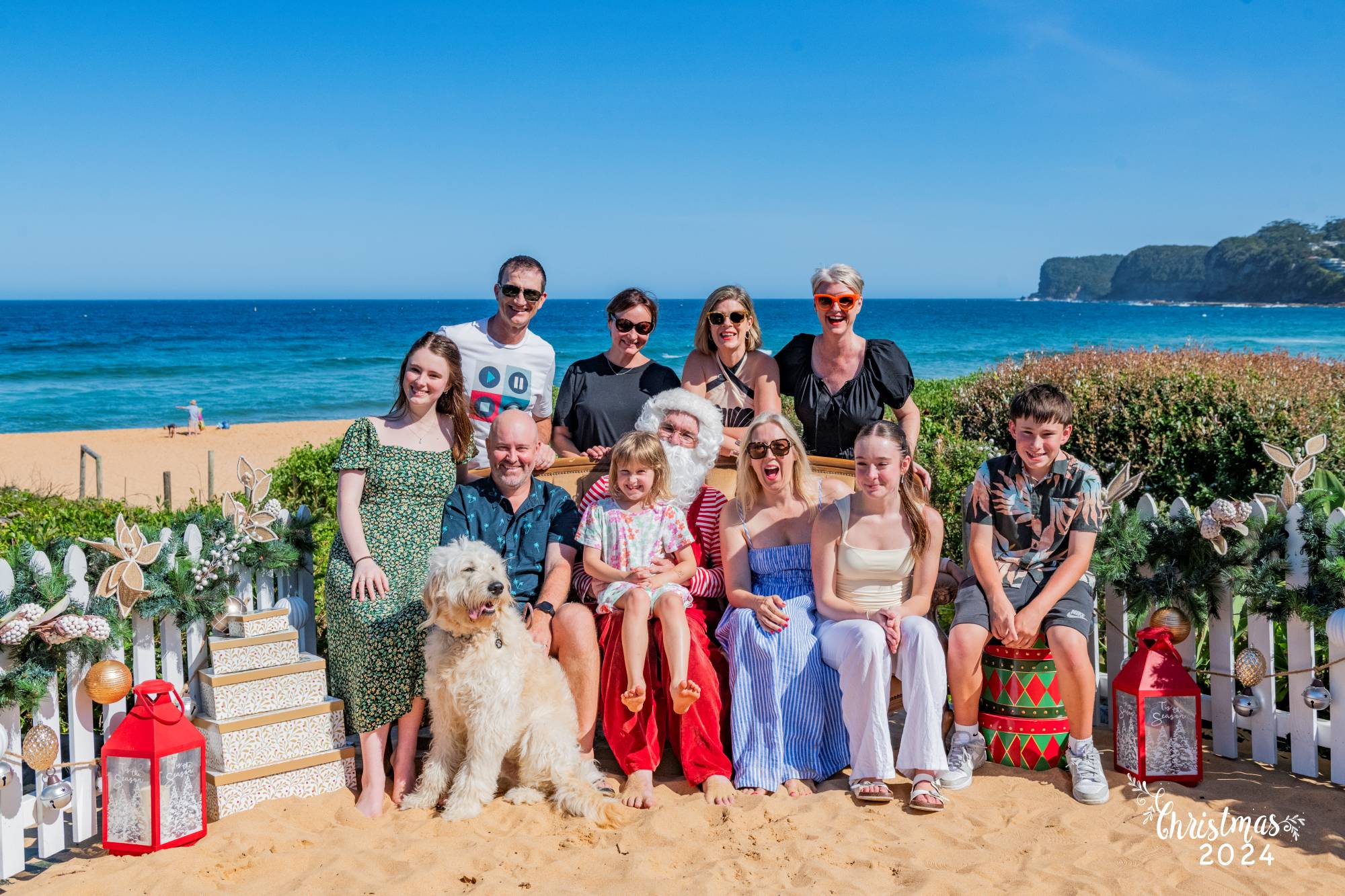 family friendly santa photos central coast