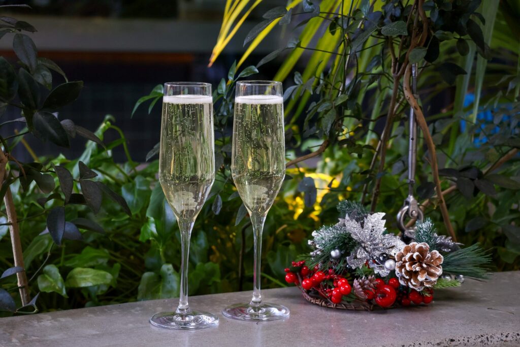 Champagne christmas