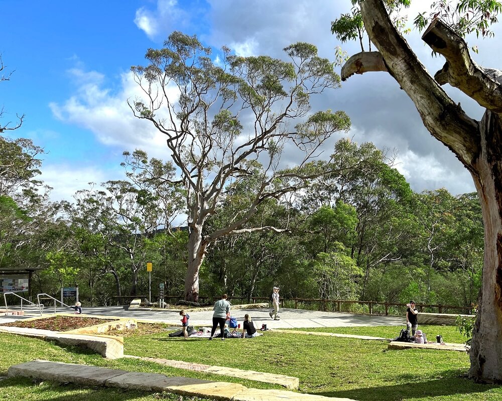 Somersby falls central coast lookout