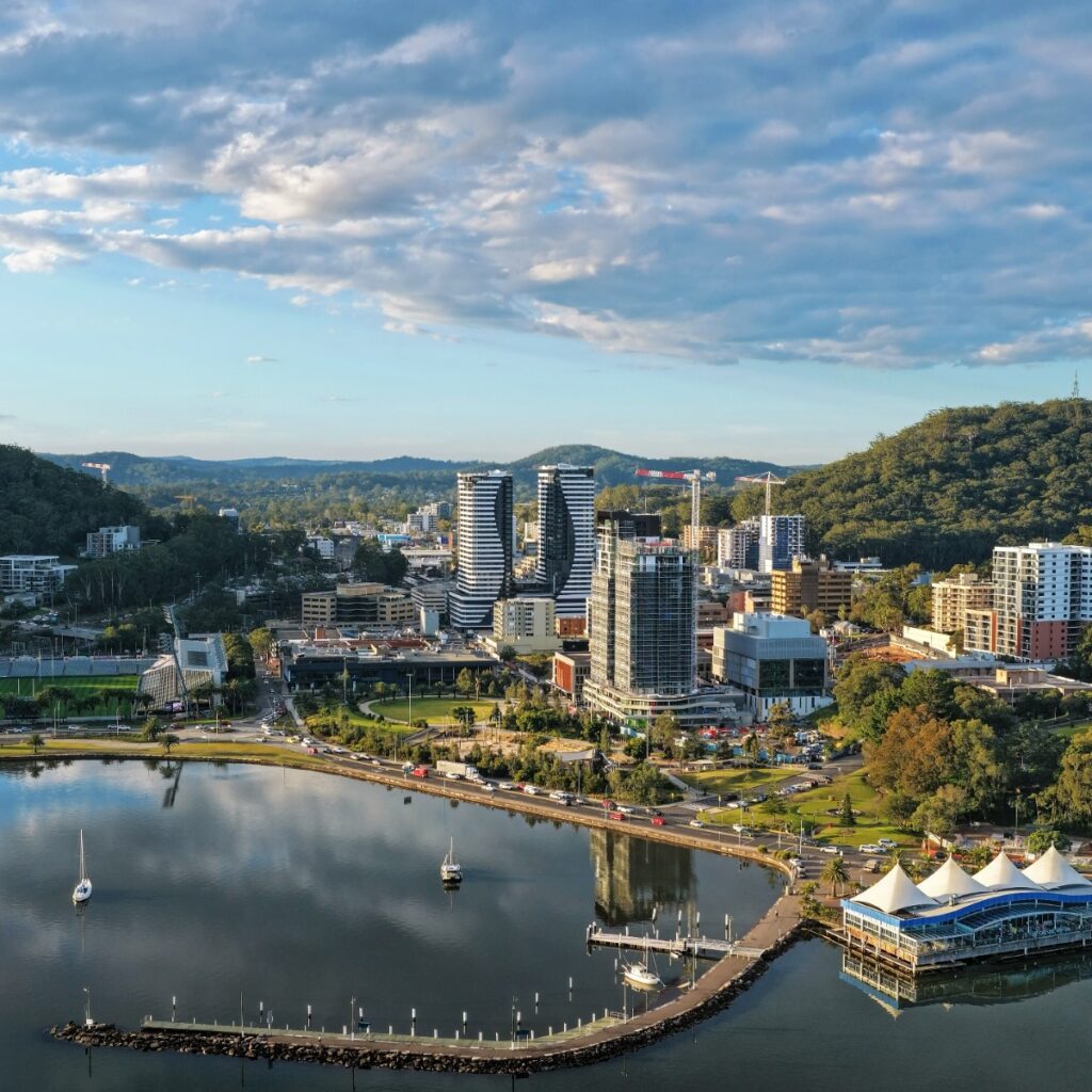 Gosford skyline central coast