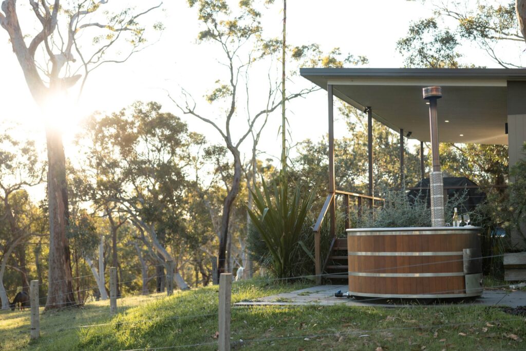 private spa cabin central coast