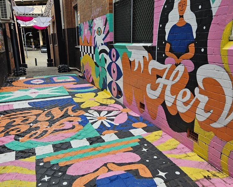 Street art and graffiti on the central Coast