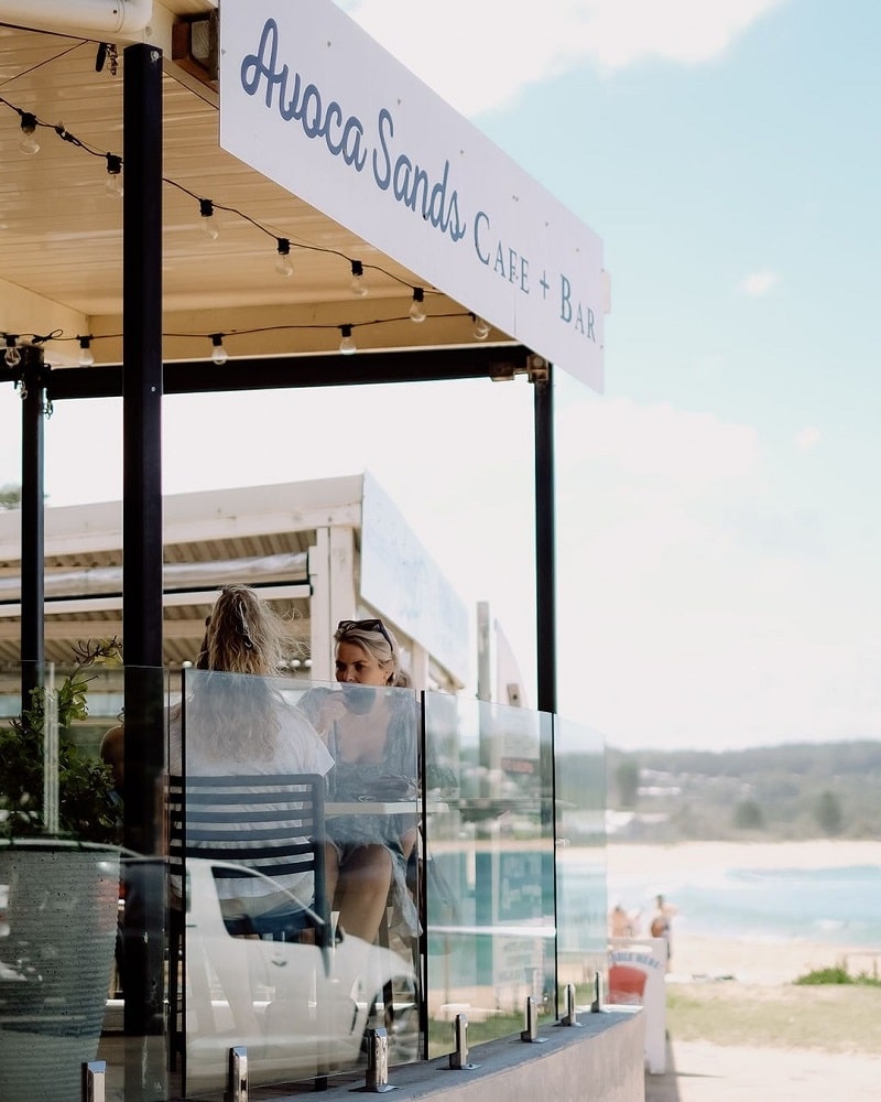 Avoca Sands Cafe, best seaside cafes on the Central Coast