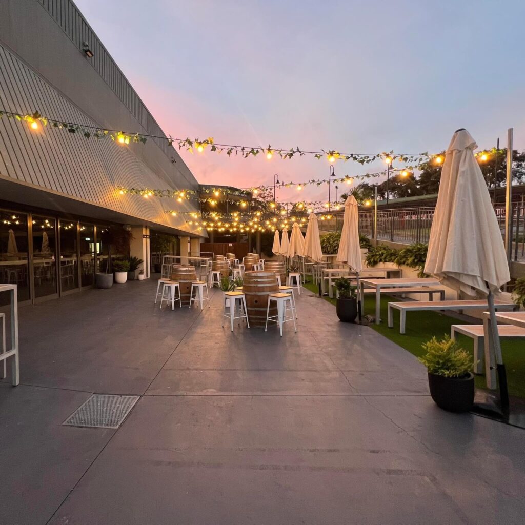 Outdoor event space at The Entertainment Grounds Gosford