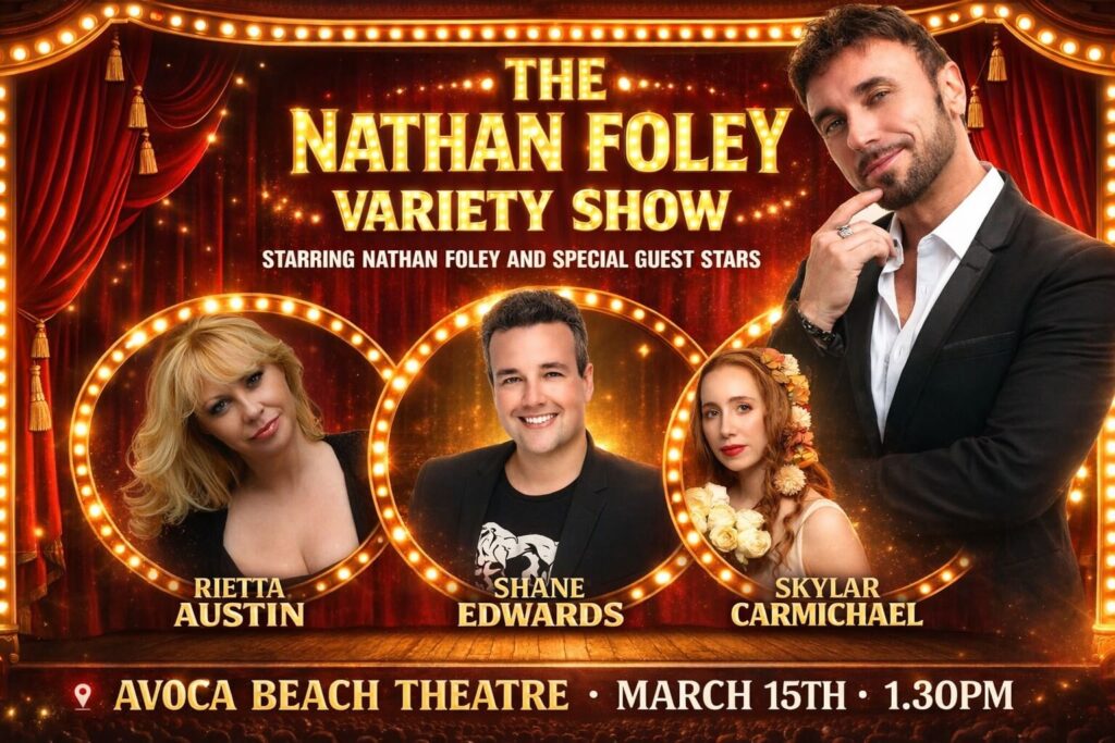 Nathan Foley Variety Show Central Coast What's On