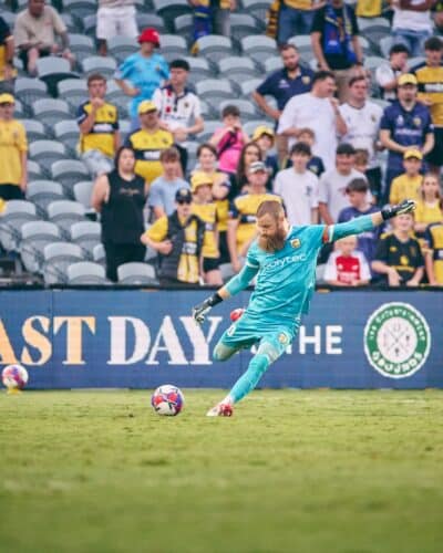 Central Coast Mariners Andrew Redmayne. Photo Credit: Glenn Pokorny