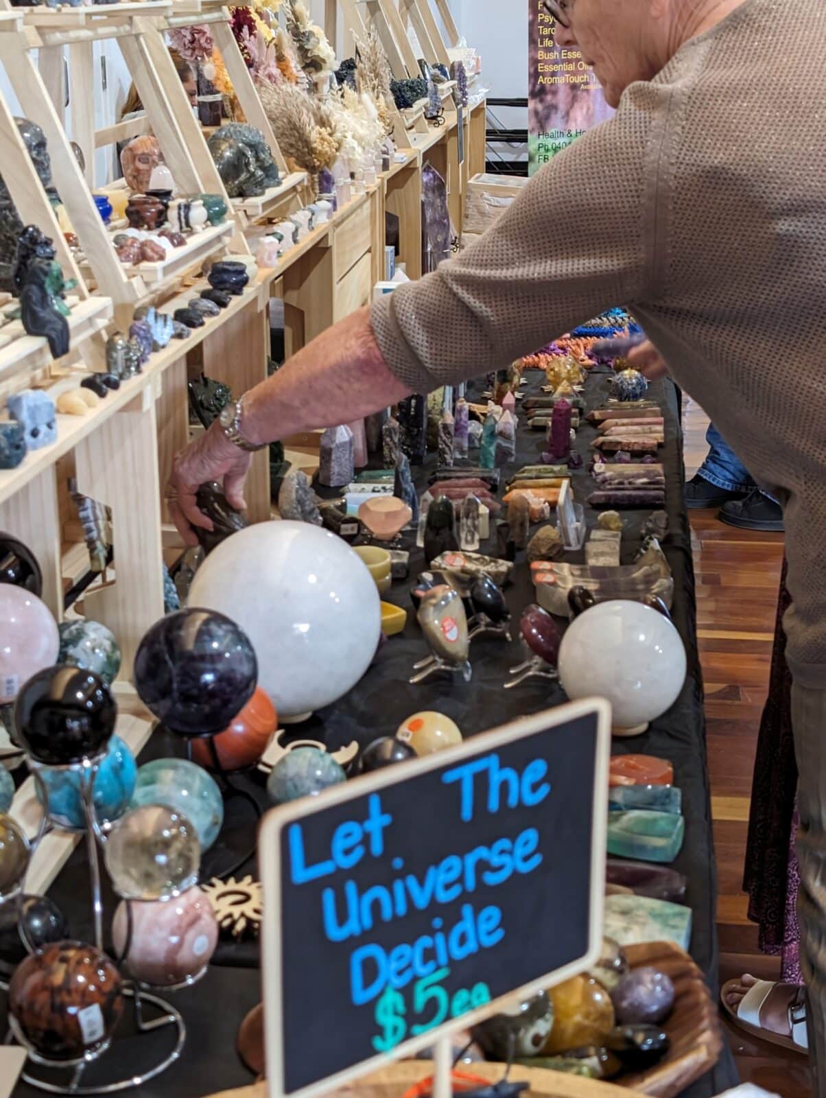 crystal stall at Soul Journey Wellbeing Expo July 2026