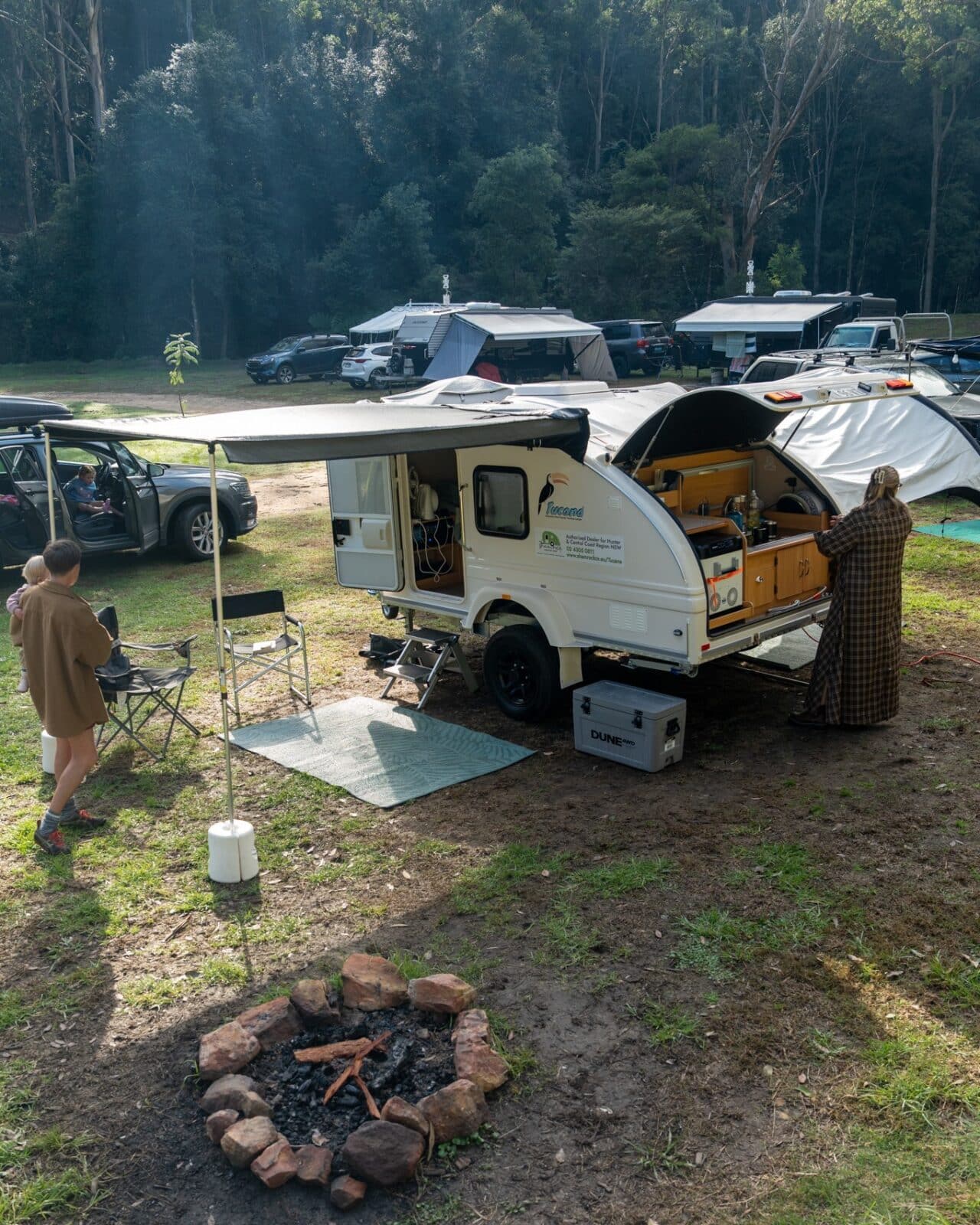 Winter camping just got a lot more comfortable thanks to Shamrock Caravan Shop