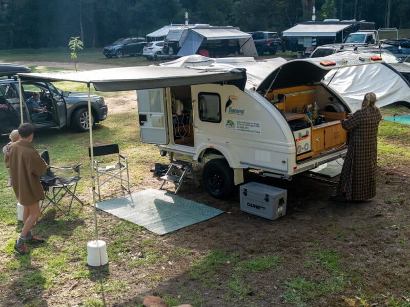 Shamrock Caravan Tucana Camper Glenworth Valley camping